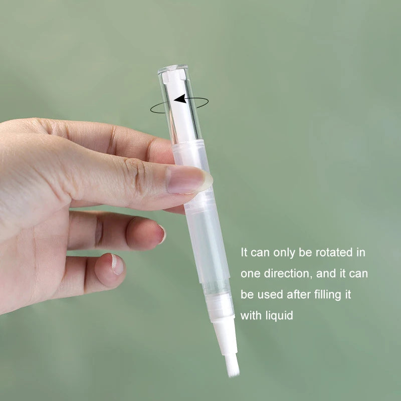 Stylos torsadés transparents
