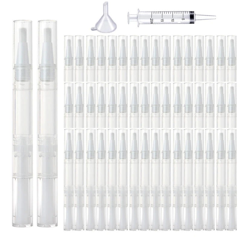 Stylos torsadés transparents