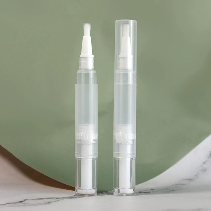 Stylos torsadés transparents