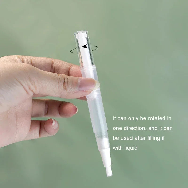 Stylos torsadés transparents