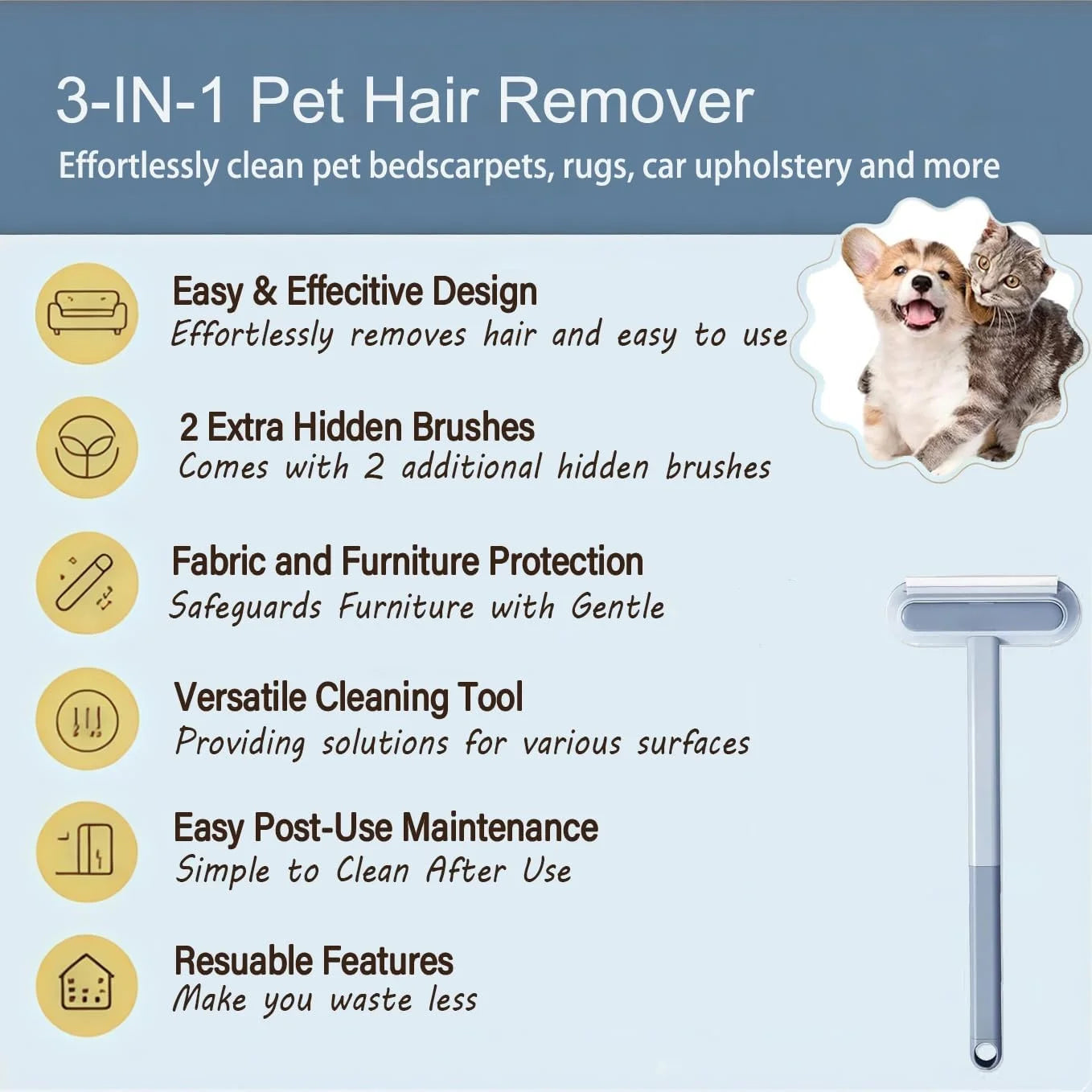 Brosse Anti-Poils