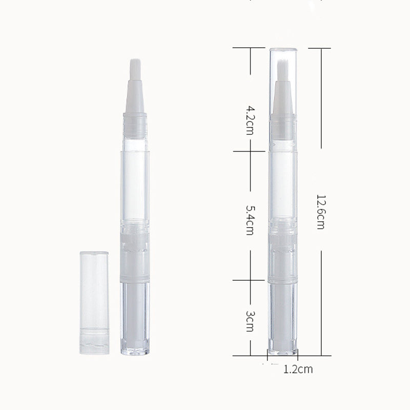 Stylos torsadés transparents